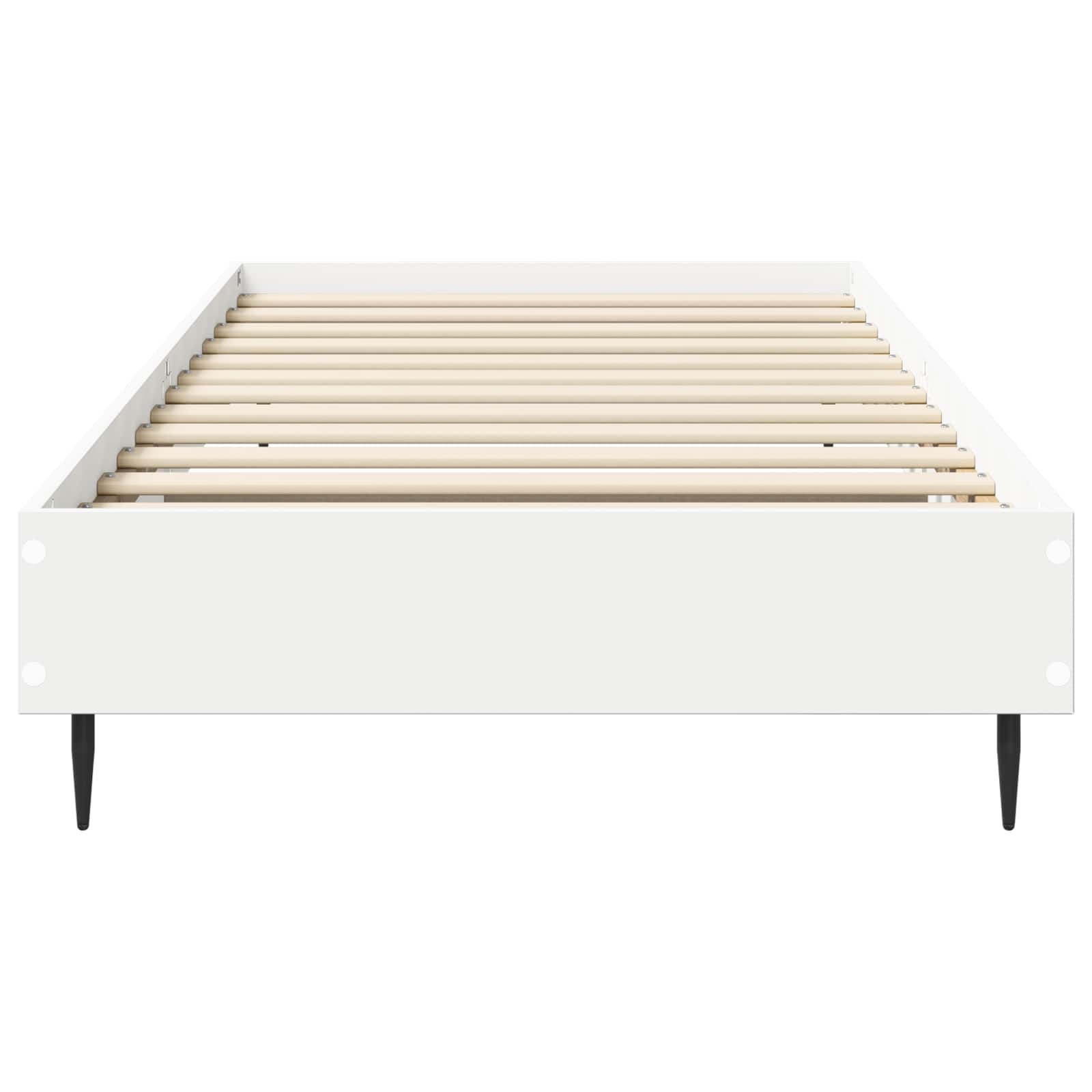 Krevetna konstrukcija Bijela 80 x 200 cm Konstruirano drvo