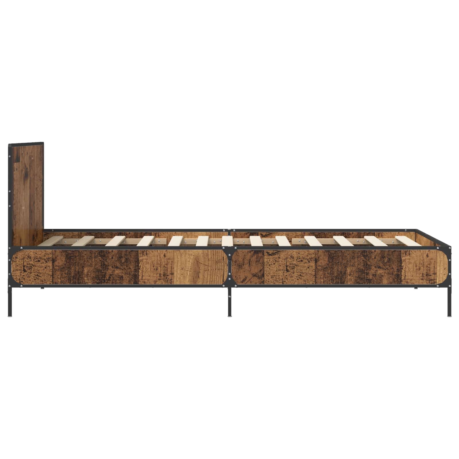 Okvir kreveta s uzglavljem Staro drvo 80 x 200 cm