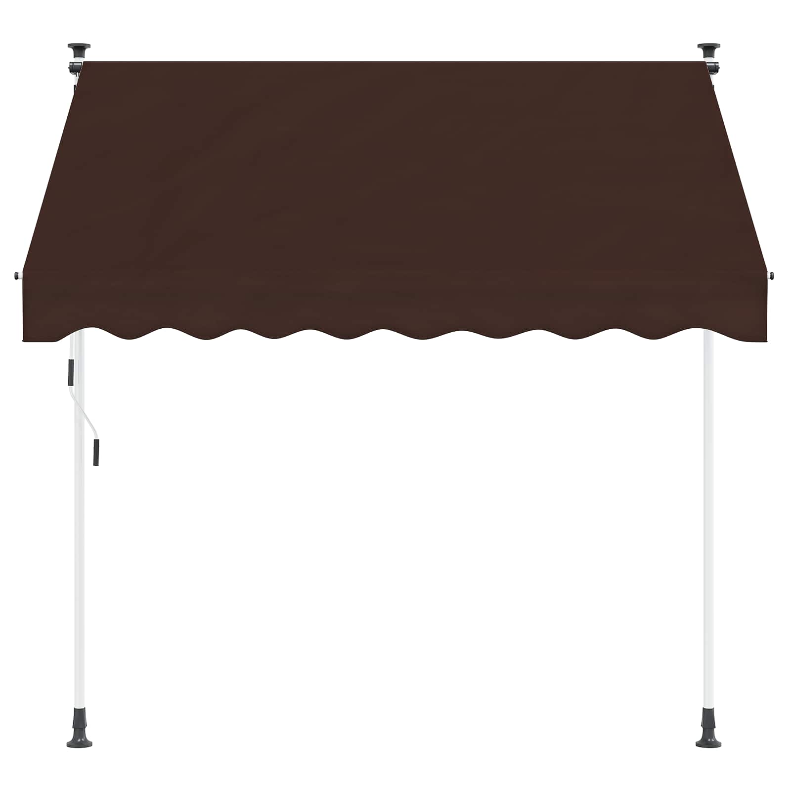 Ručno sklopiva tenda Smeđa 300 cm