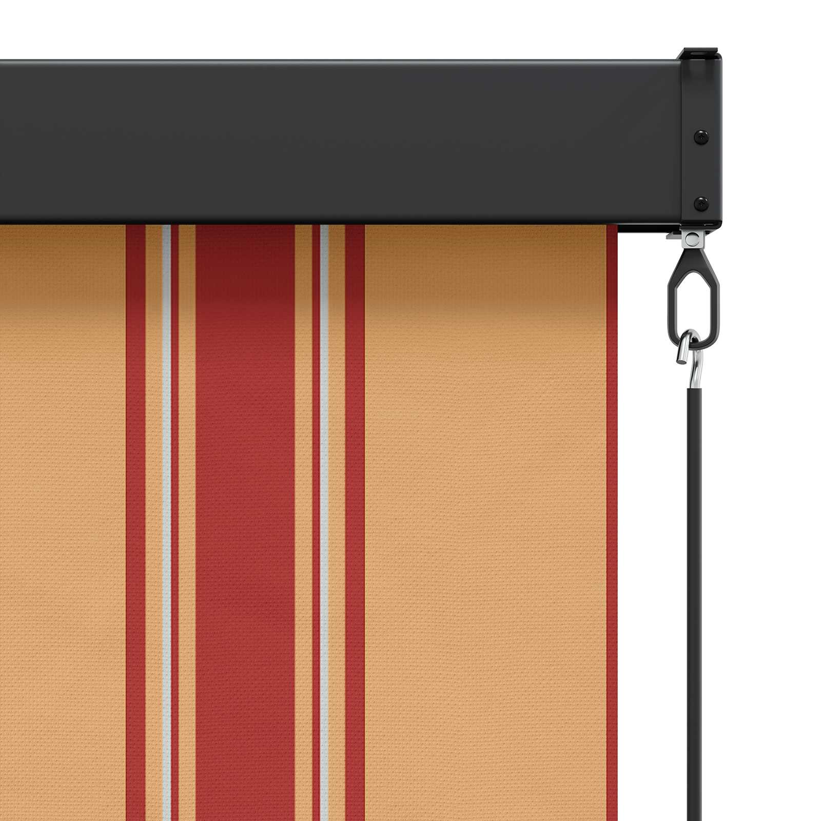 Rolo zavjesa Šareni 60 x 250 cm Tkanina i aluminij