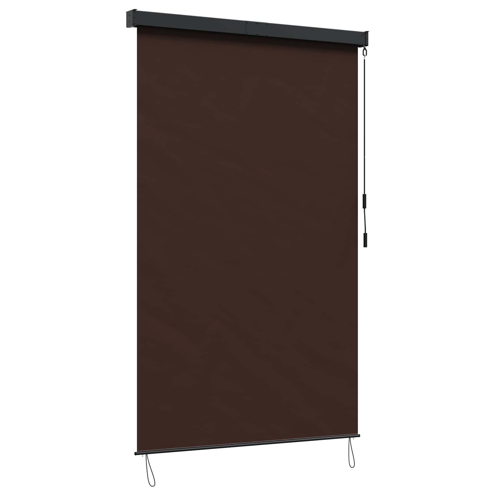 Rolo zavjesa Smeđa 140 x 250 cm Tkanina i aluminij