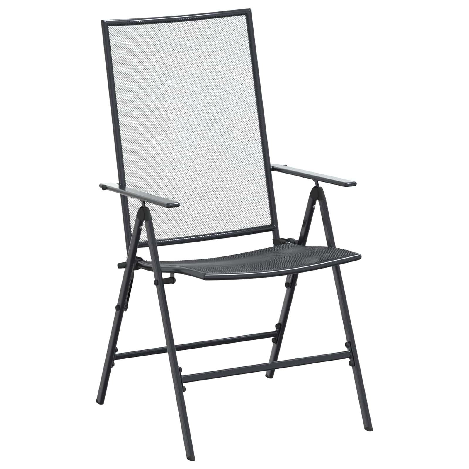Vrtni set za objed 9 pcs Antracit 212 x 90 x 76 cm