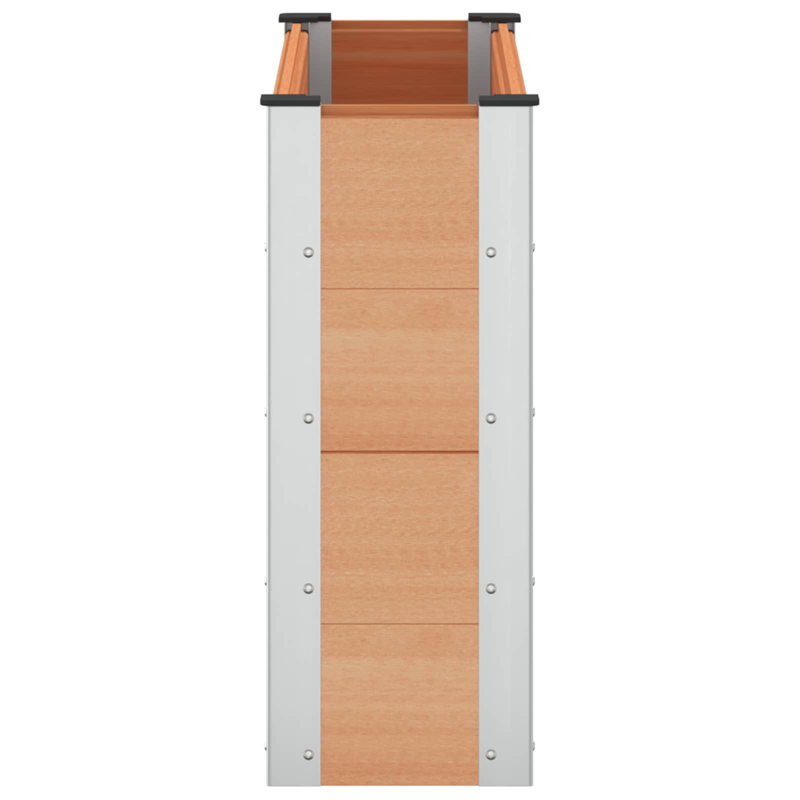 Povišena vrtna gredica Smeđa 100 x 30 x 72 cm