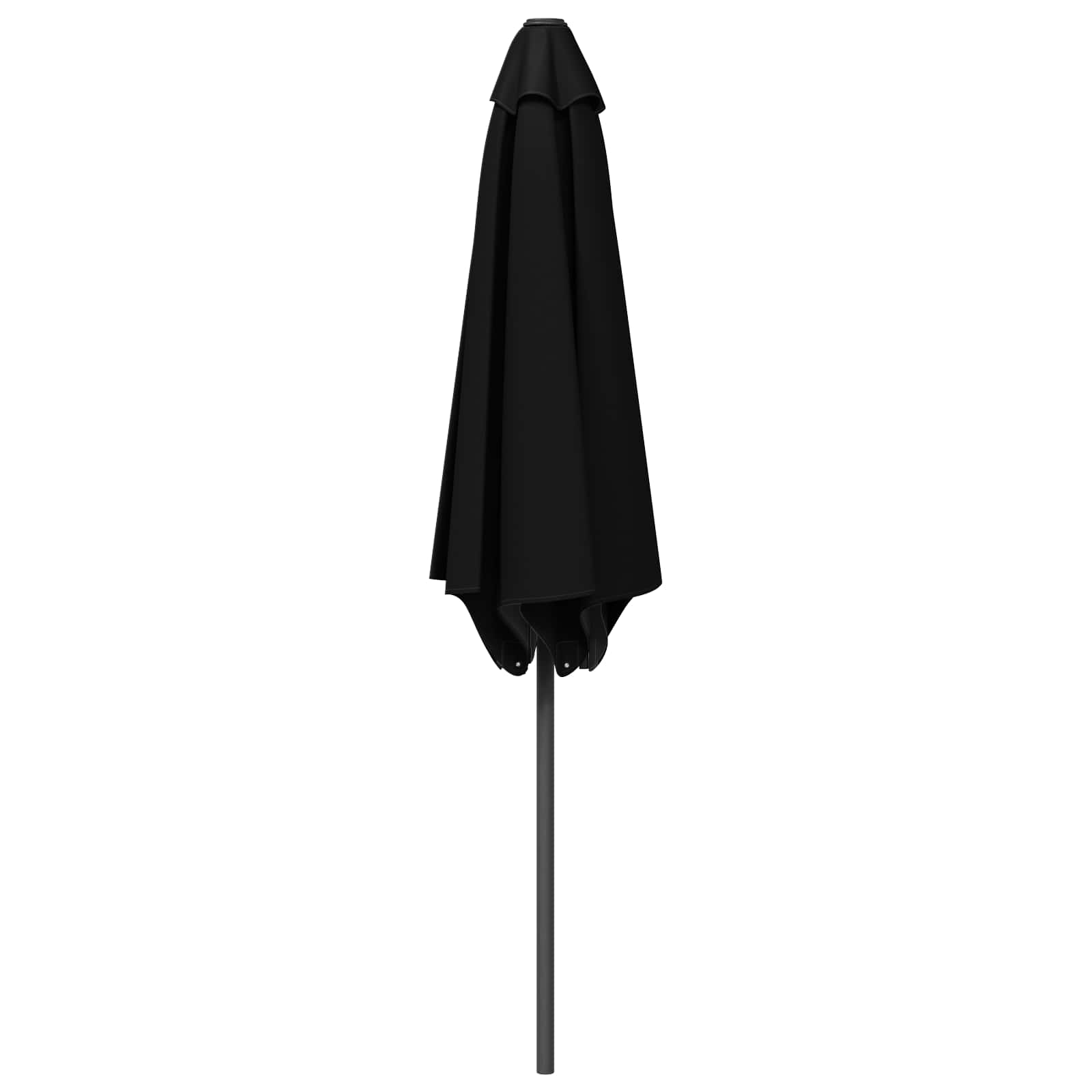 Vrtni suncobran 270 x 270 cm Poliester Pravokutni Crna