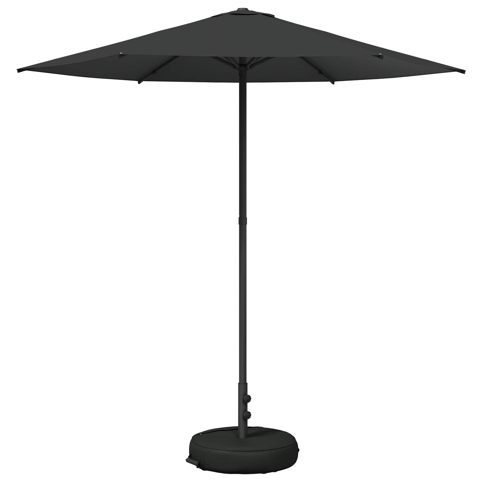 Vrtni Parasol s Podnožjem 230 x 230 cm Poliester Pravokutni