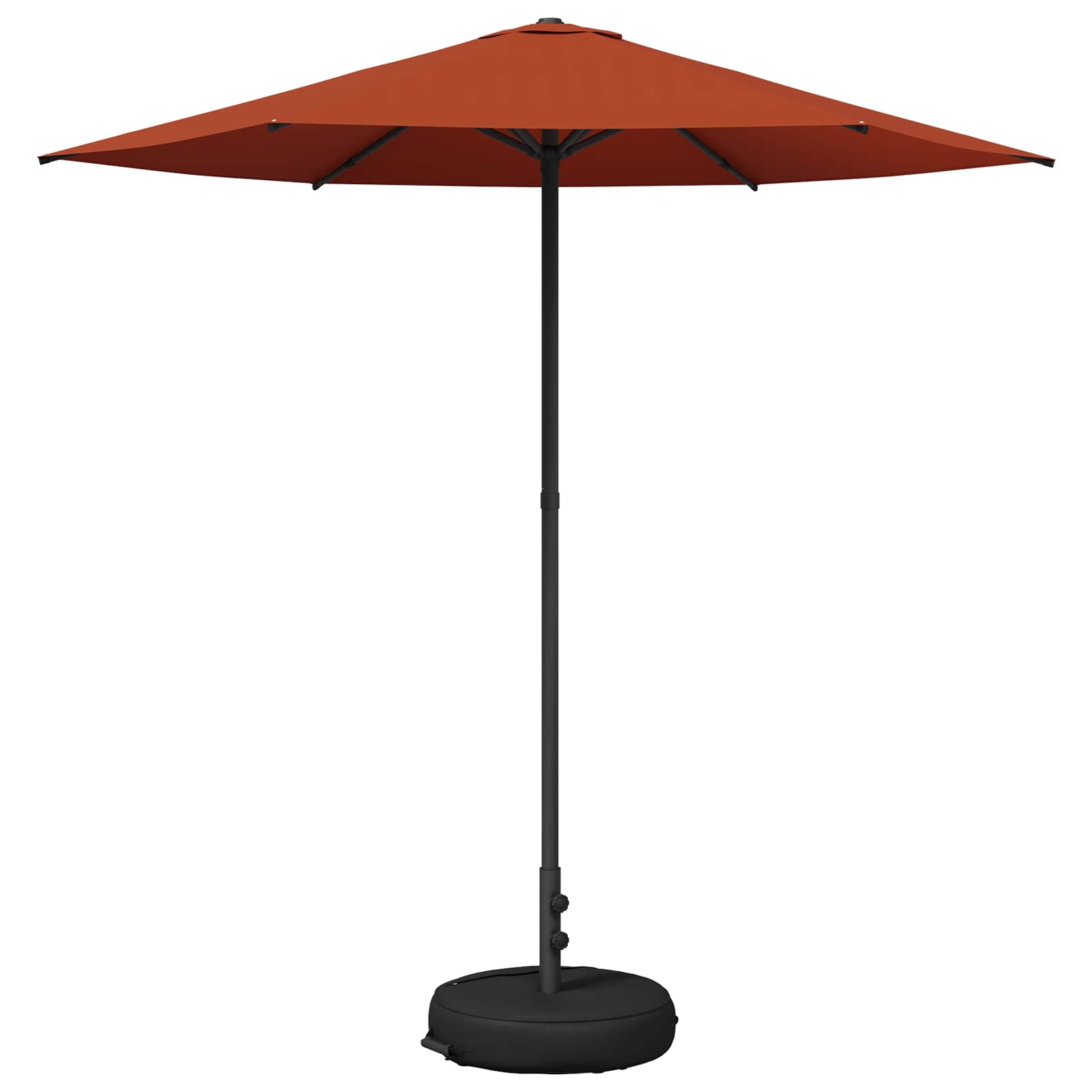 Vrtni Parasol s Podnožjem 230 x 230 cm Poliester Pravokutni