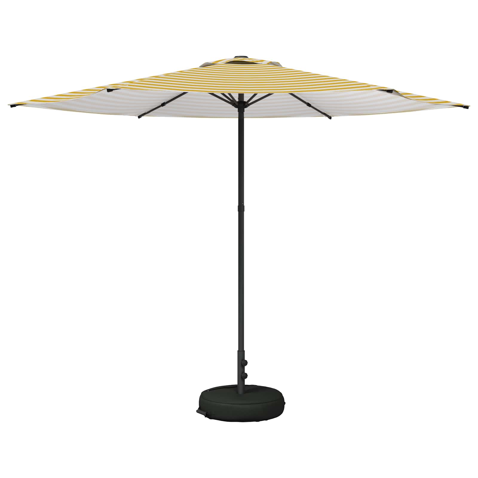 Vrtni Parasol s Podnožjem 300 x 300 cm Poliester Pravokutni