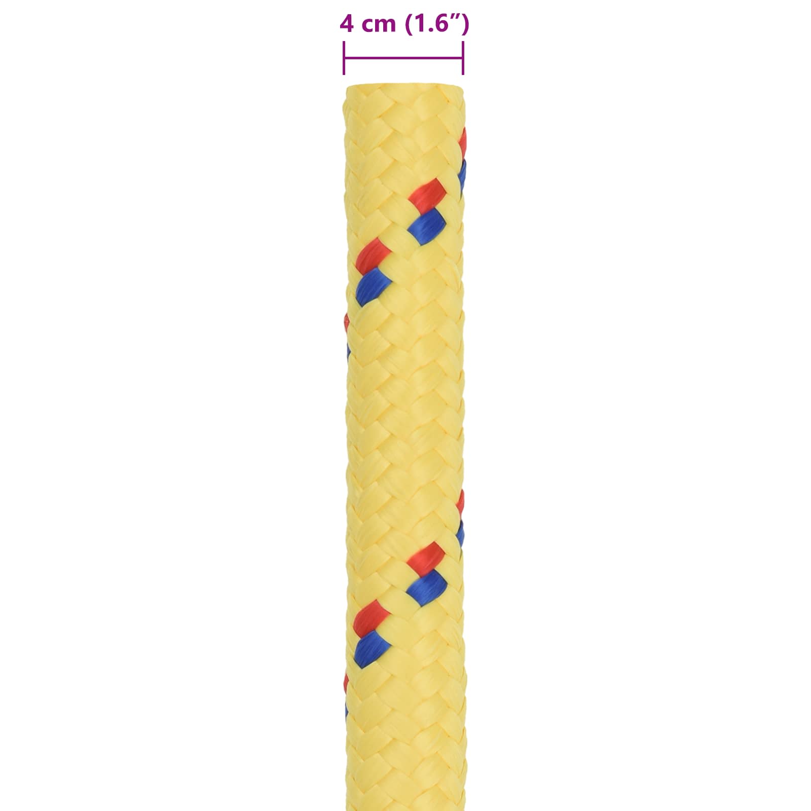 Konopac za čamce 5 m 4 Žuta PP