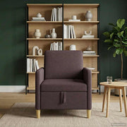 Sofa s pohranom Tamno smeđa 72 x 78 x 87 cm Poliester