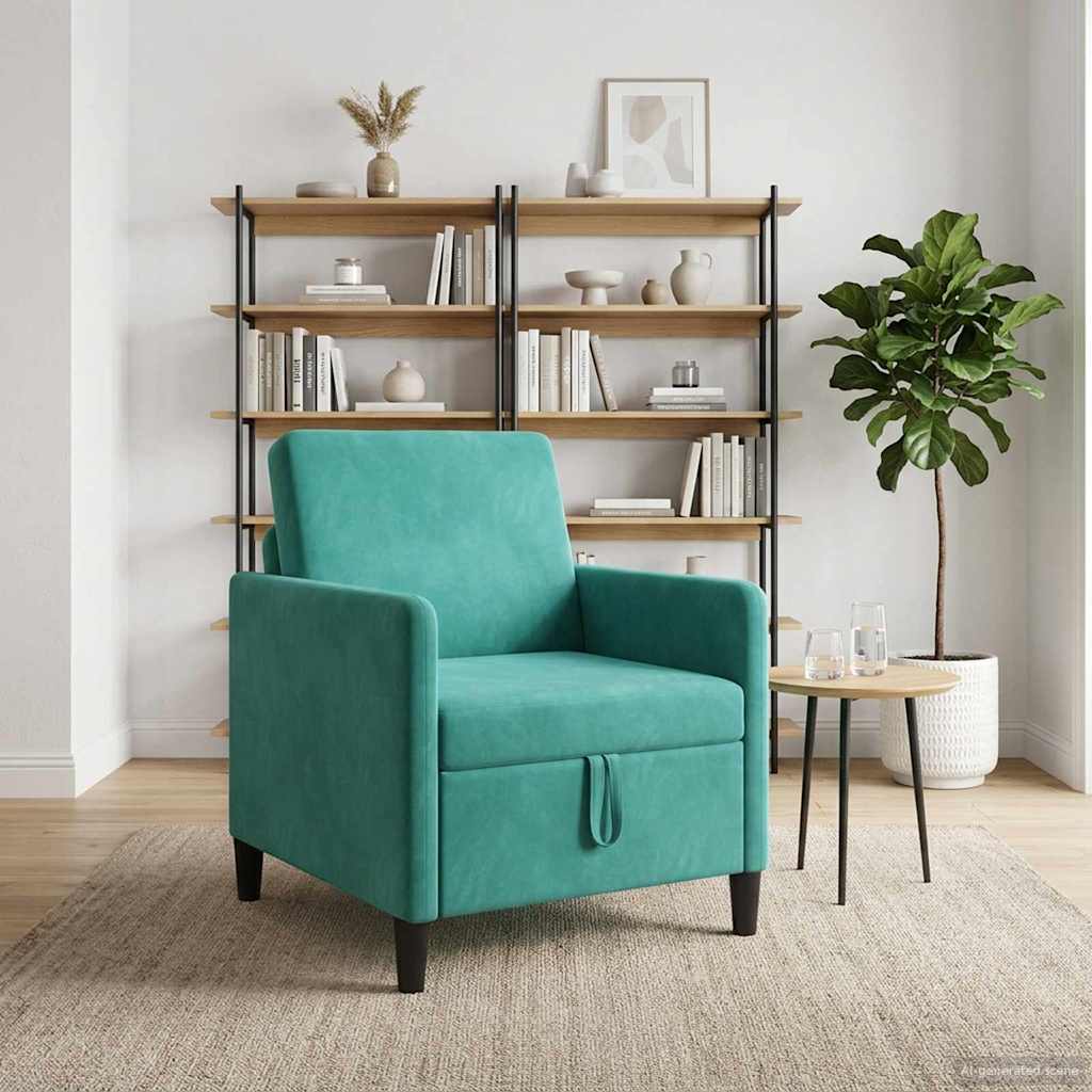 Sofa s pohranom Tirkizna 72 x 78 x 87 cm Poliester