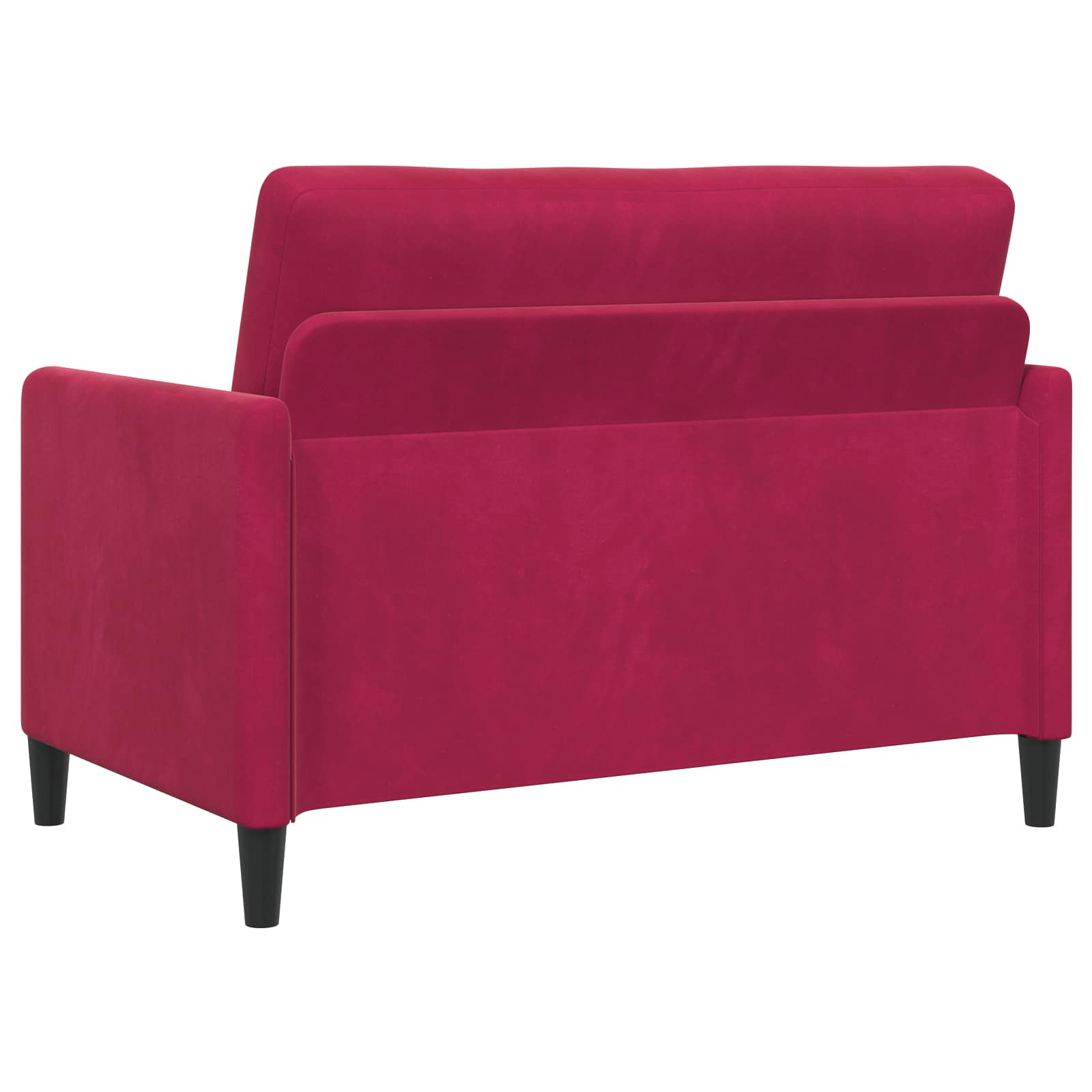 Sofa s pohranom Vinska crvena 122 x 78 x 87 cm Poliester
