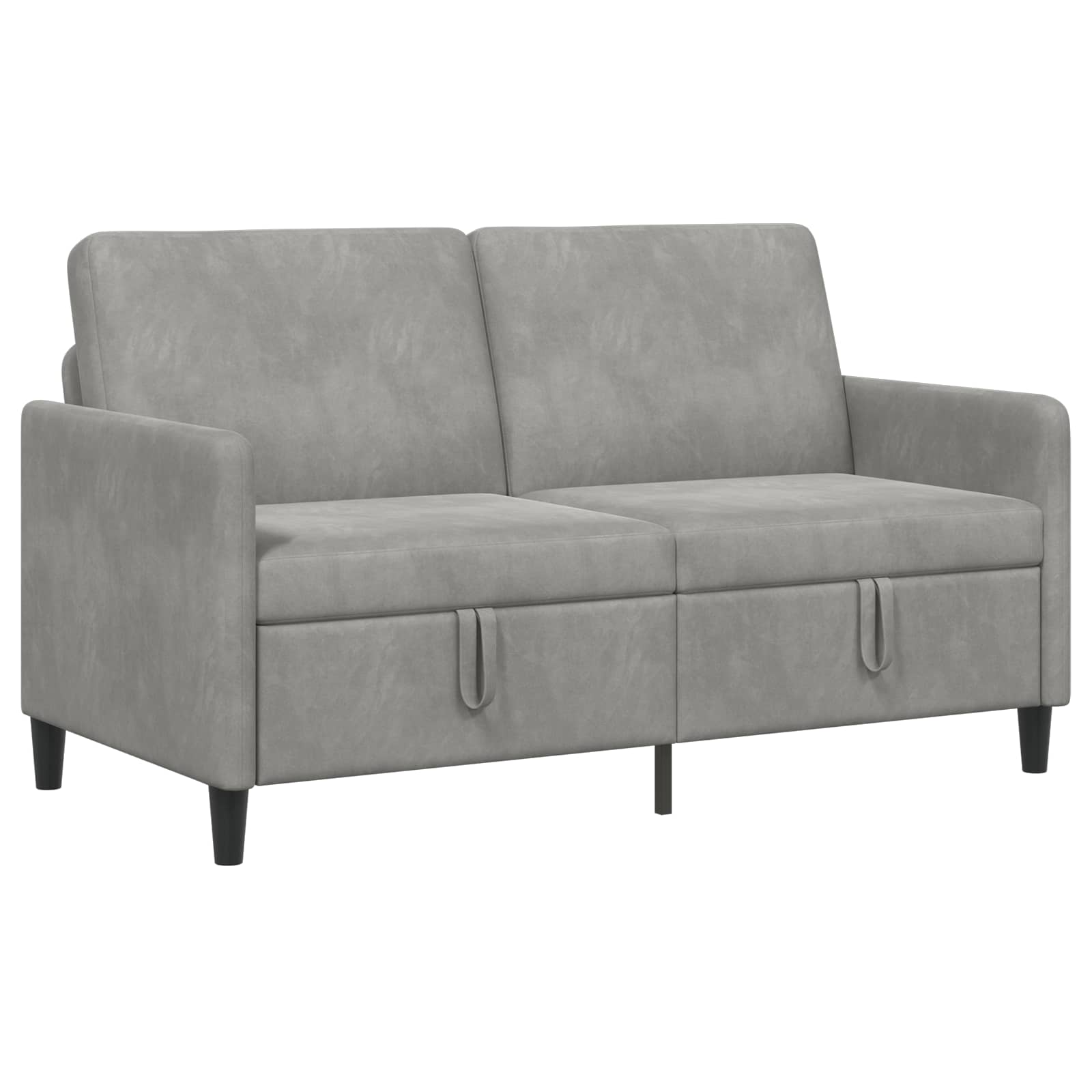 Sofa s pohranom Svjetlosiva 152 x 78 x 87 cm Poliester