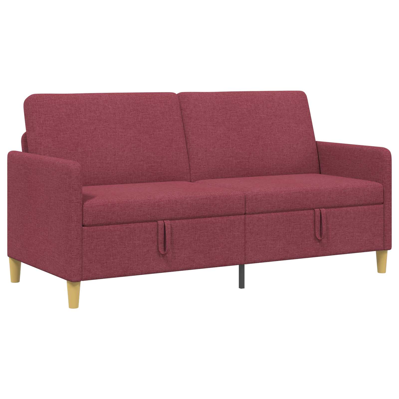 Sofa s pohranom Vinska crvena 172 x 78 x 87 cm Poliester