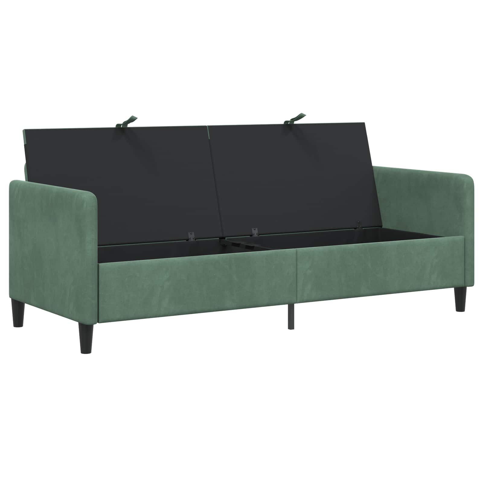 Sofa s pohranom Morska zelena 192 x 78 x 87 cm Poliester