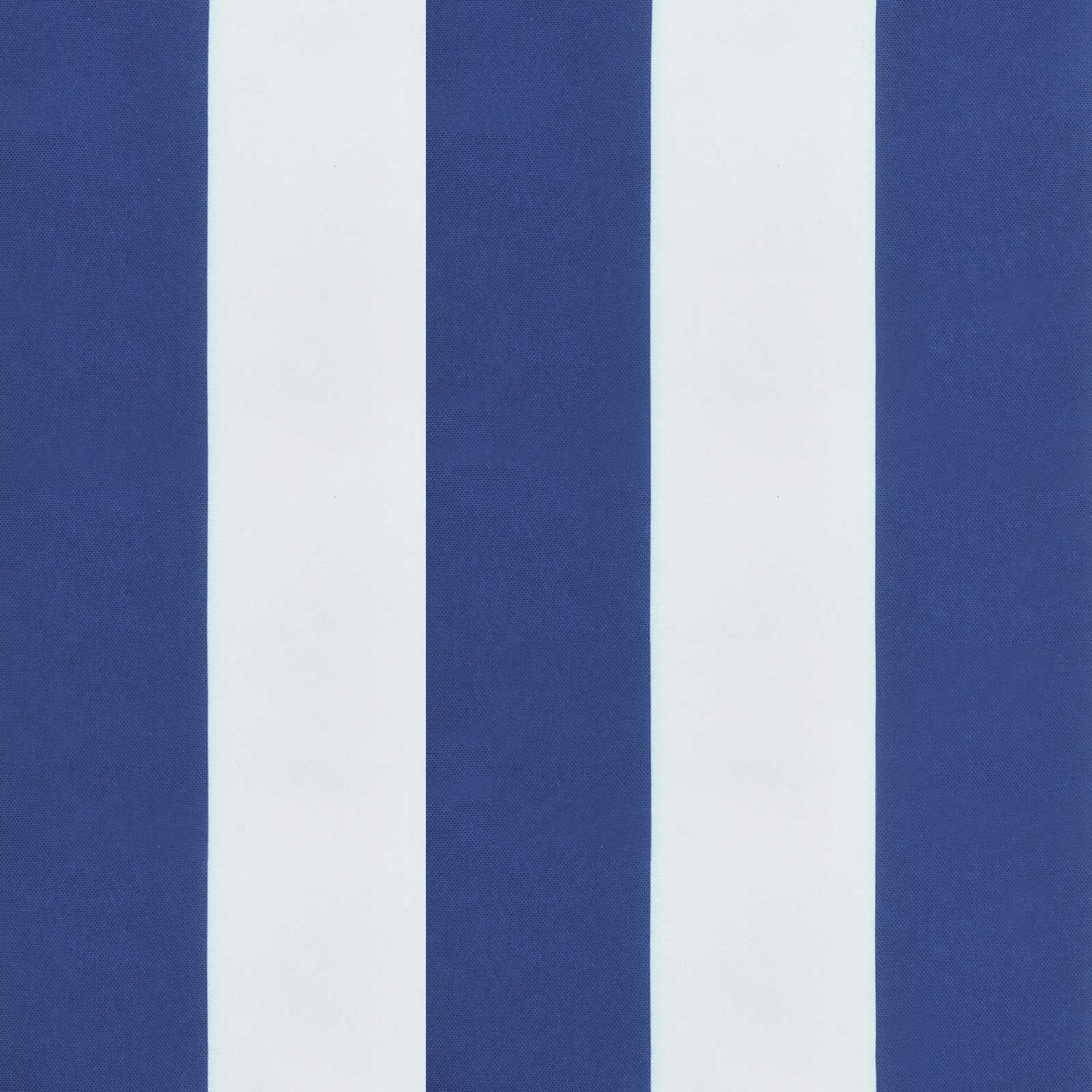 Jastučić za van 3 pcs Plava i bijela 103 x 58 x 10 cm Tkanina
