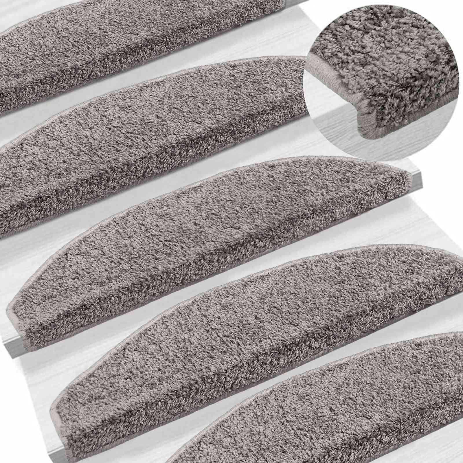 Samoljepljivi stepenasti ulošci 15 pcs Siva 80 x 24,5 x 3,5 cm