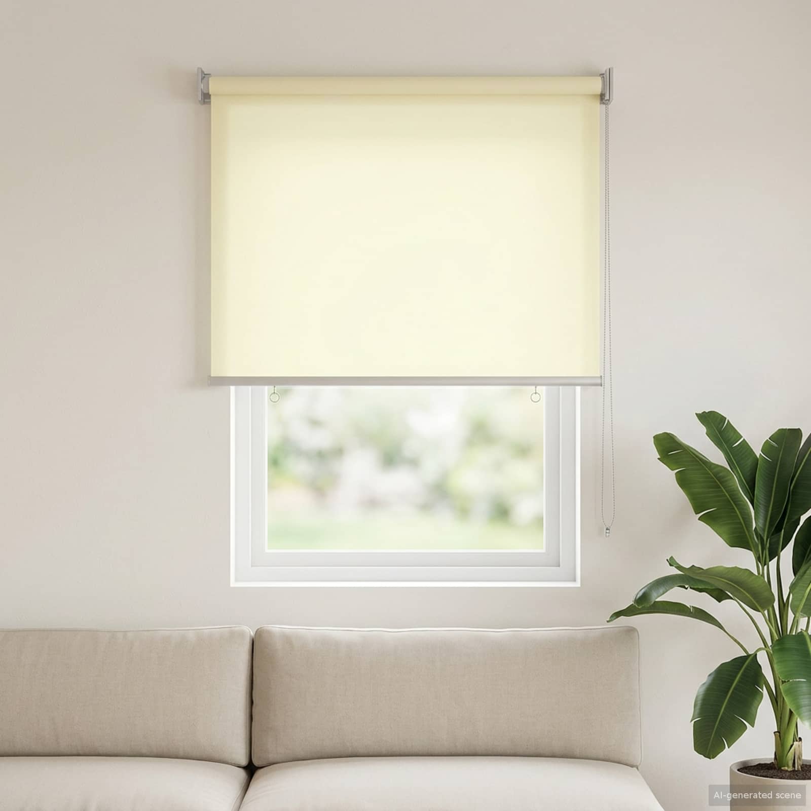 Roleta zaštita od UV zračenja Krem 100 x 140 cm Poliester
