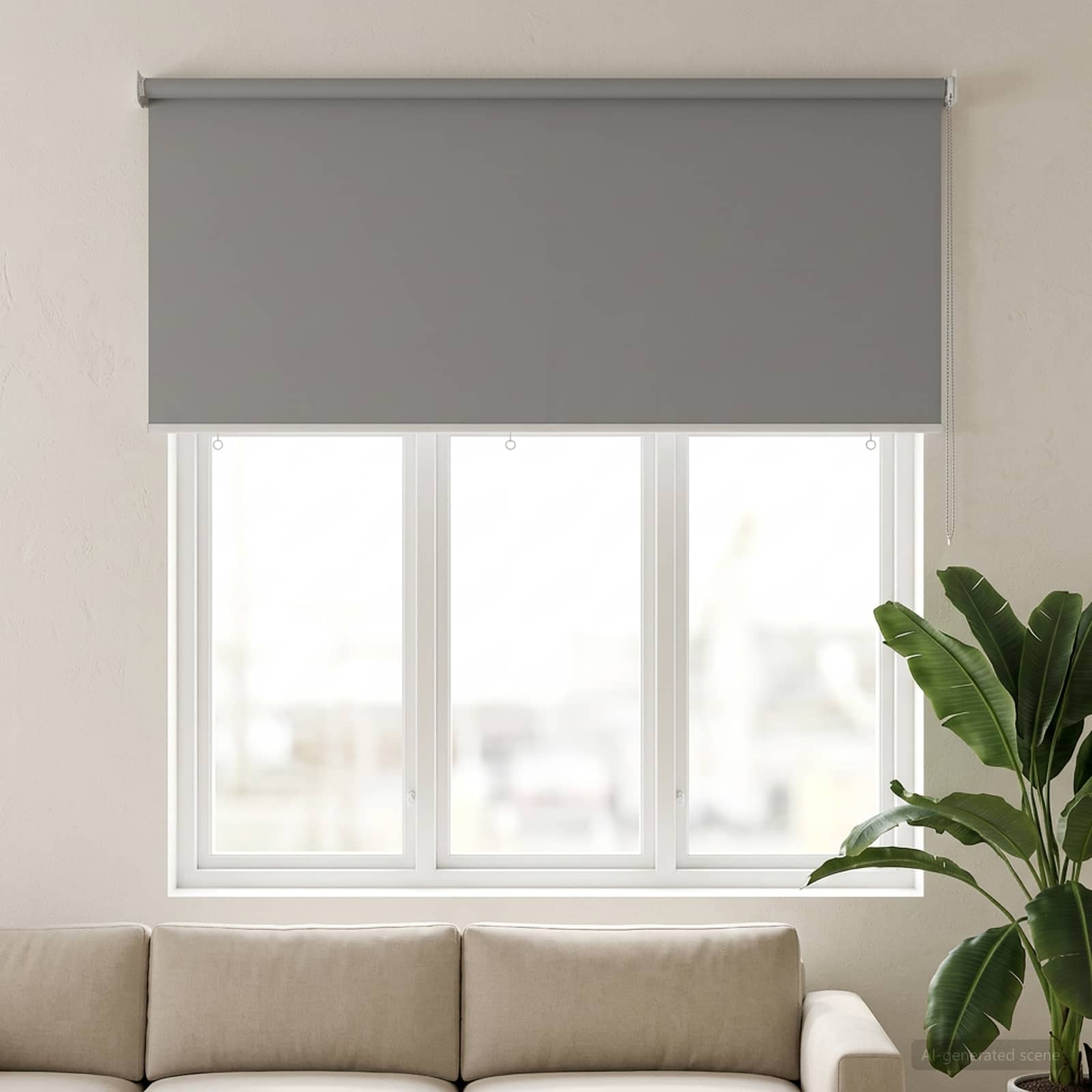 Roleta zaštita od UV zračenja Svjetlosiva 180 x 140 cm