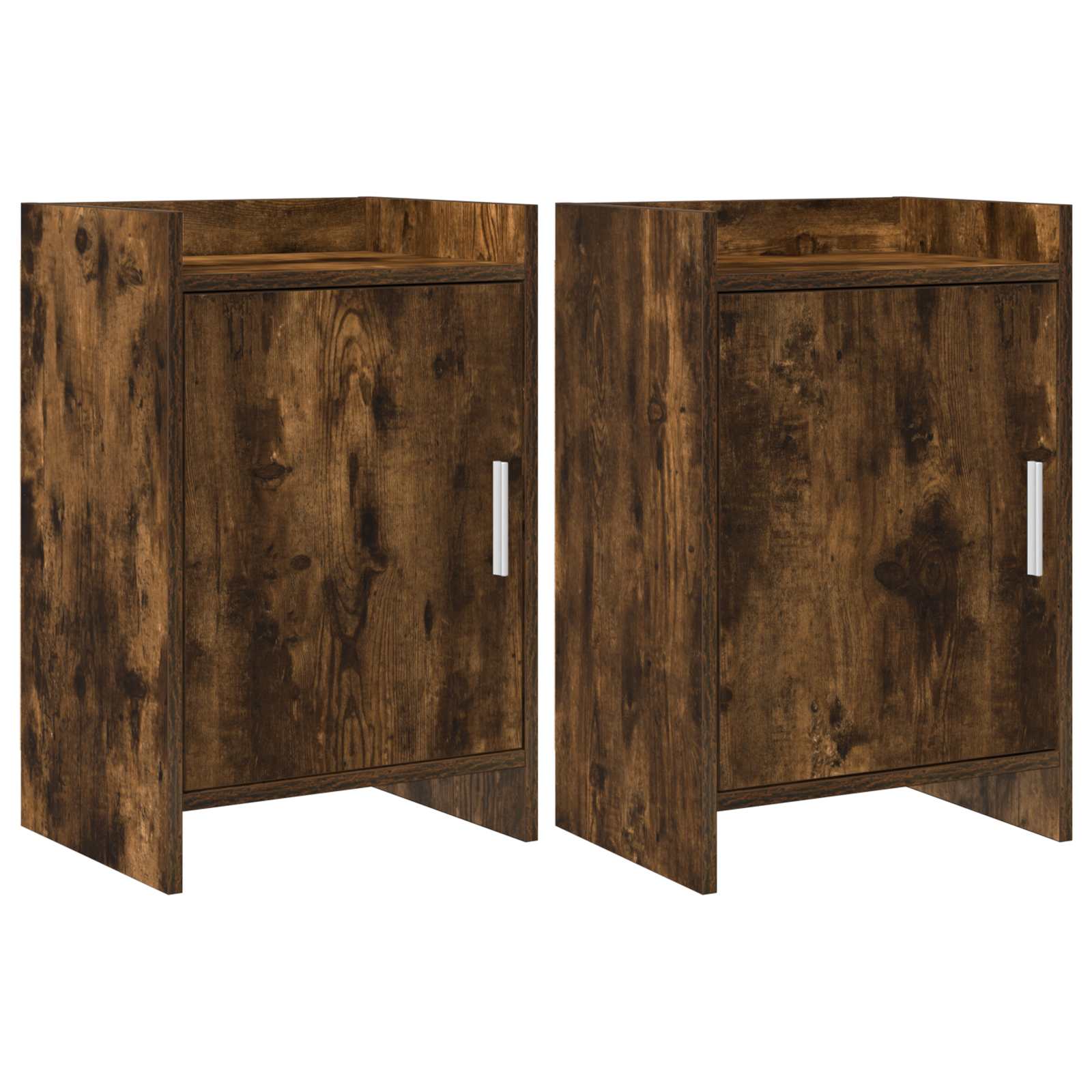 Noćni ormarići 2 pcs Dimljeni hrast 40 x 30 x 60 cm