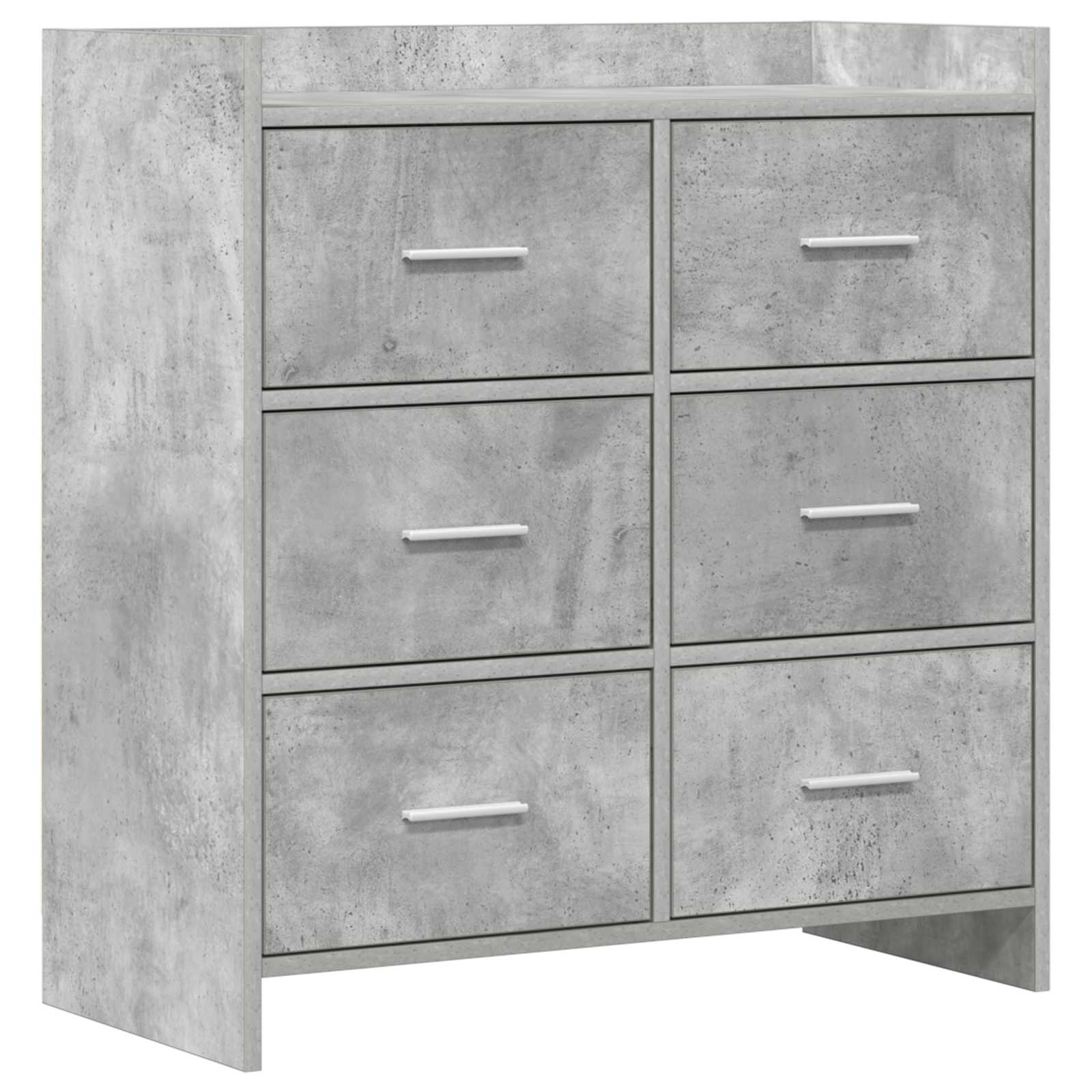 Kreveta Betonska siva 75 x 33 x 80 cm Konstruirano drvo