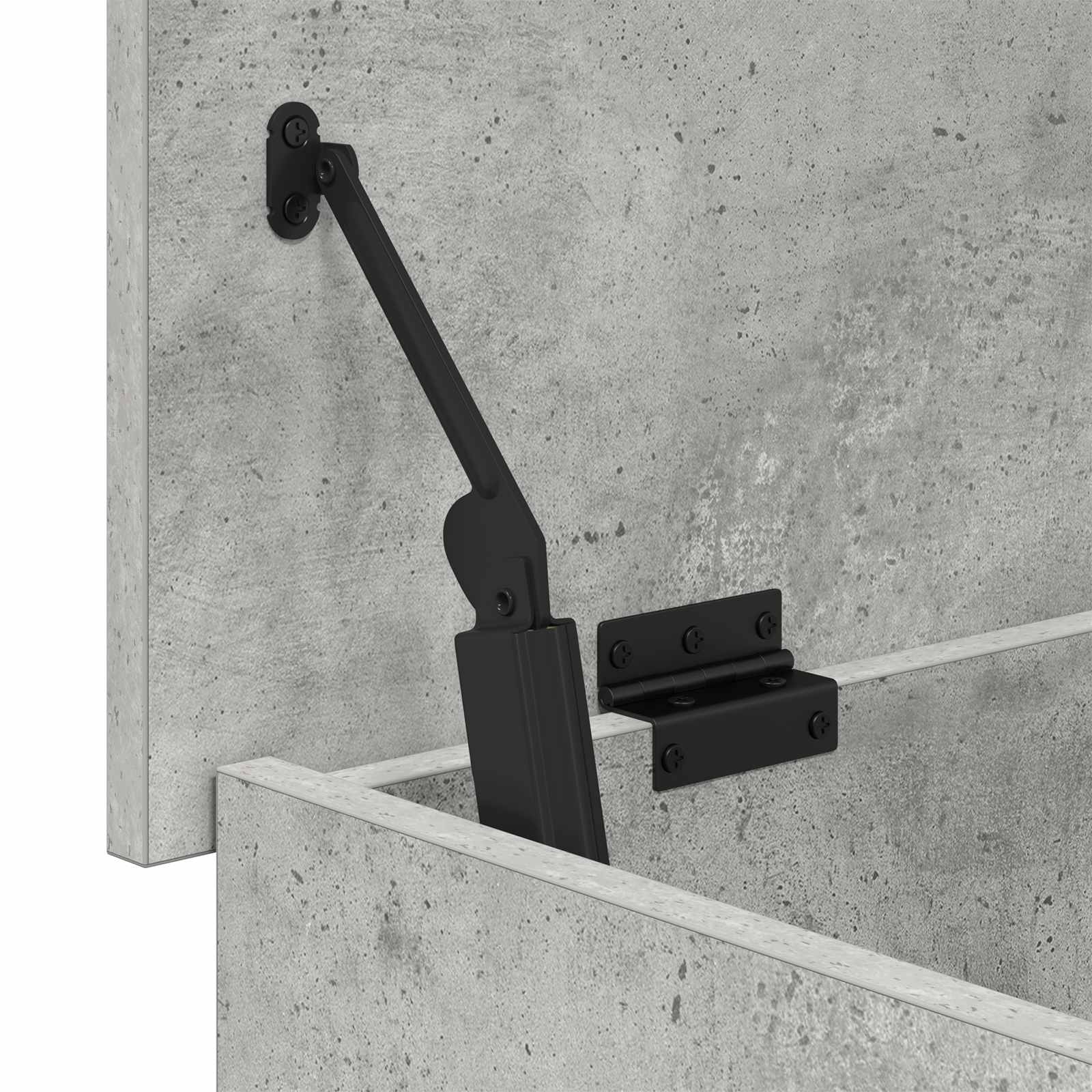 Skladišni kovčeg s pohranom Betonska siva 100 x 40 x 50 cm