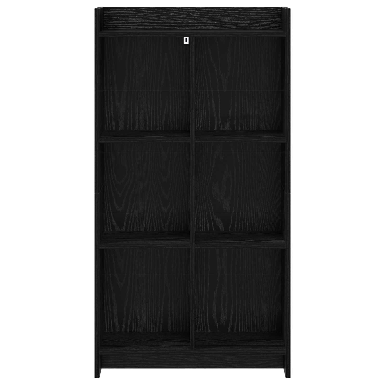 Police za knjige Crni hrast 59 x 30 x 111 cm Konstruirano drvo