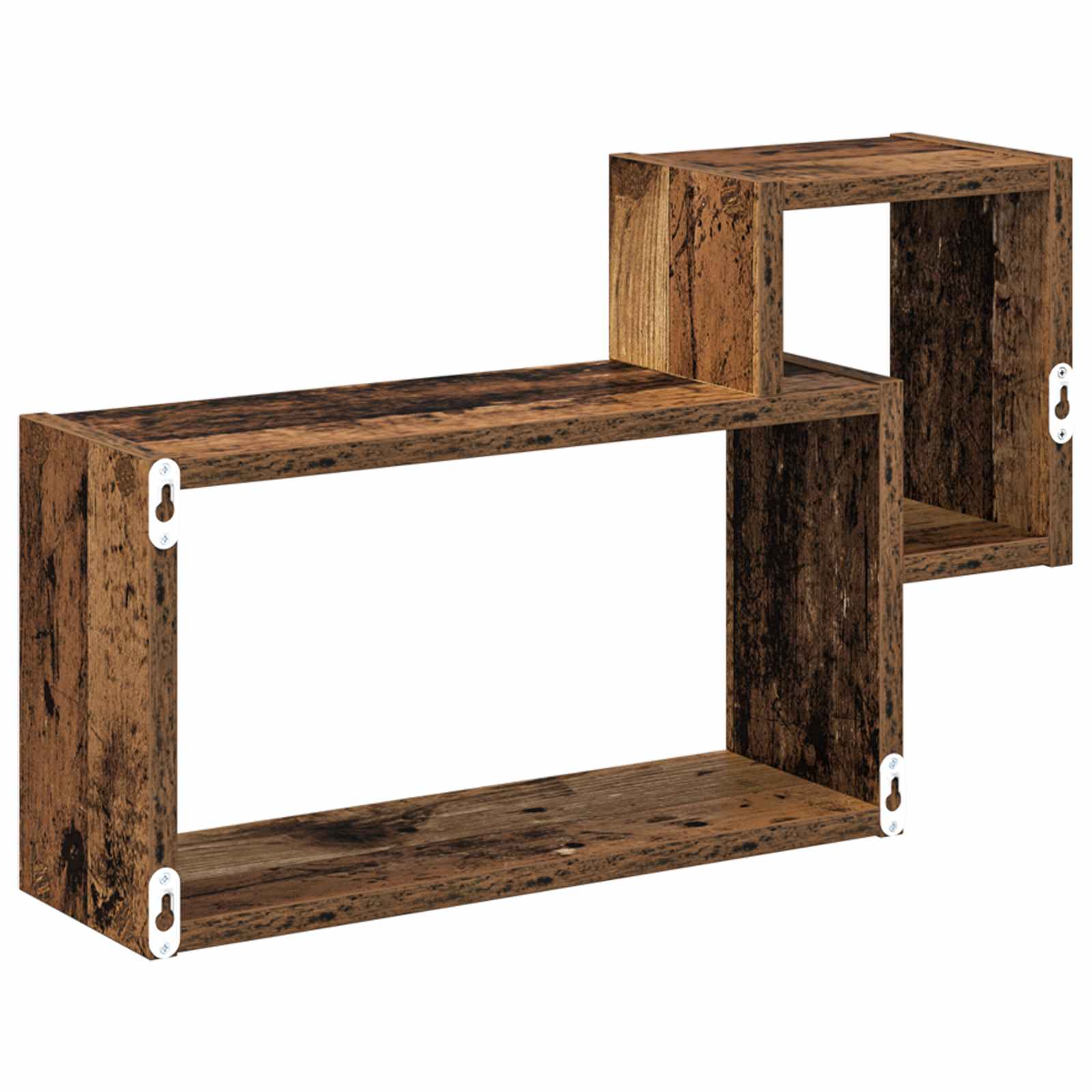 Polica na zidu Zidna montaža Smeđa 55 x 15 x 35 cm