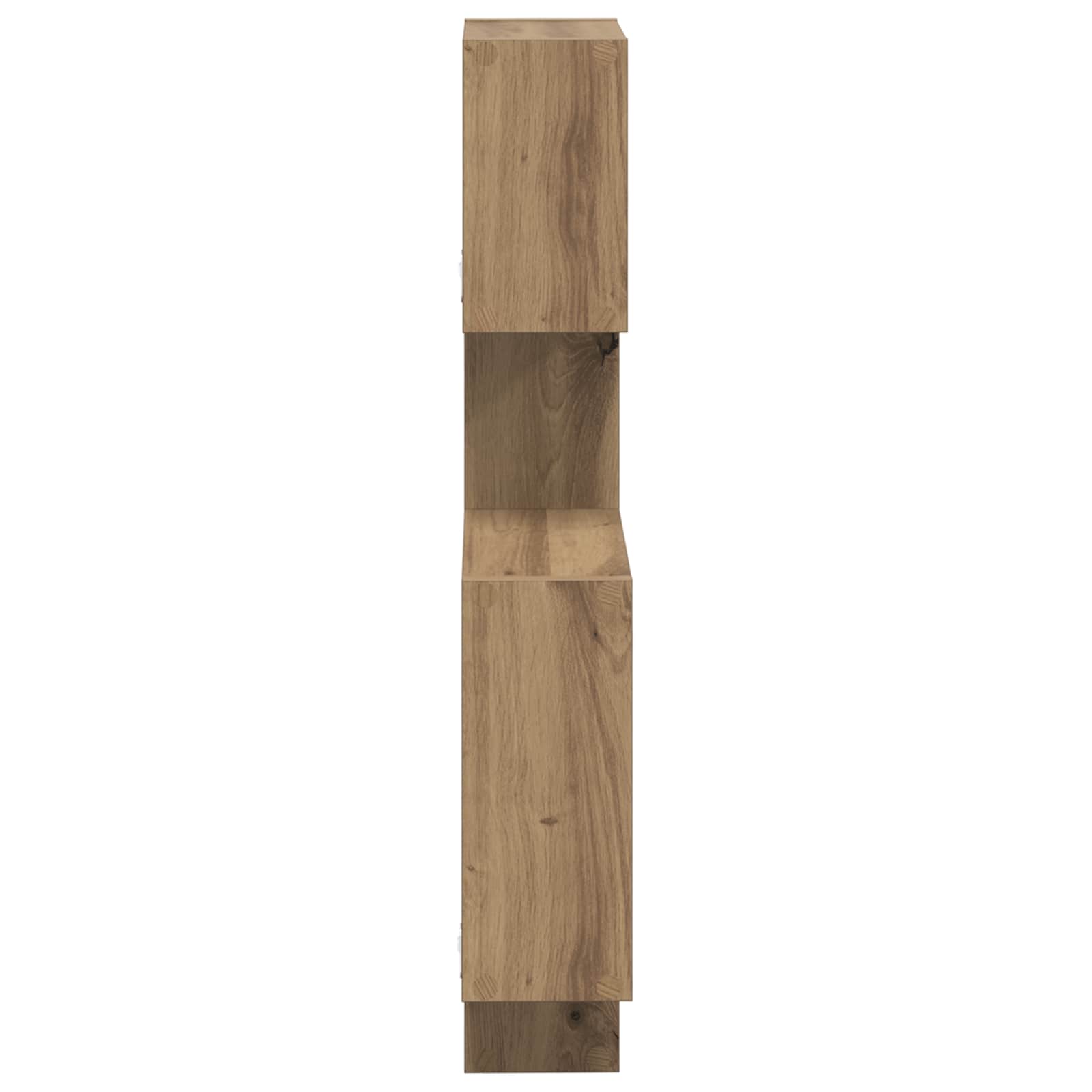 Police u obliku zida Zidna montaža Smeđa 64 x 13,5 x 91,5 cm