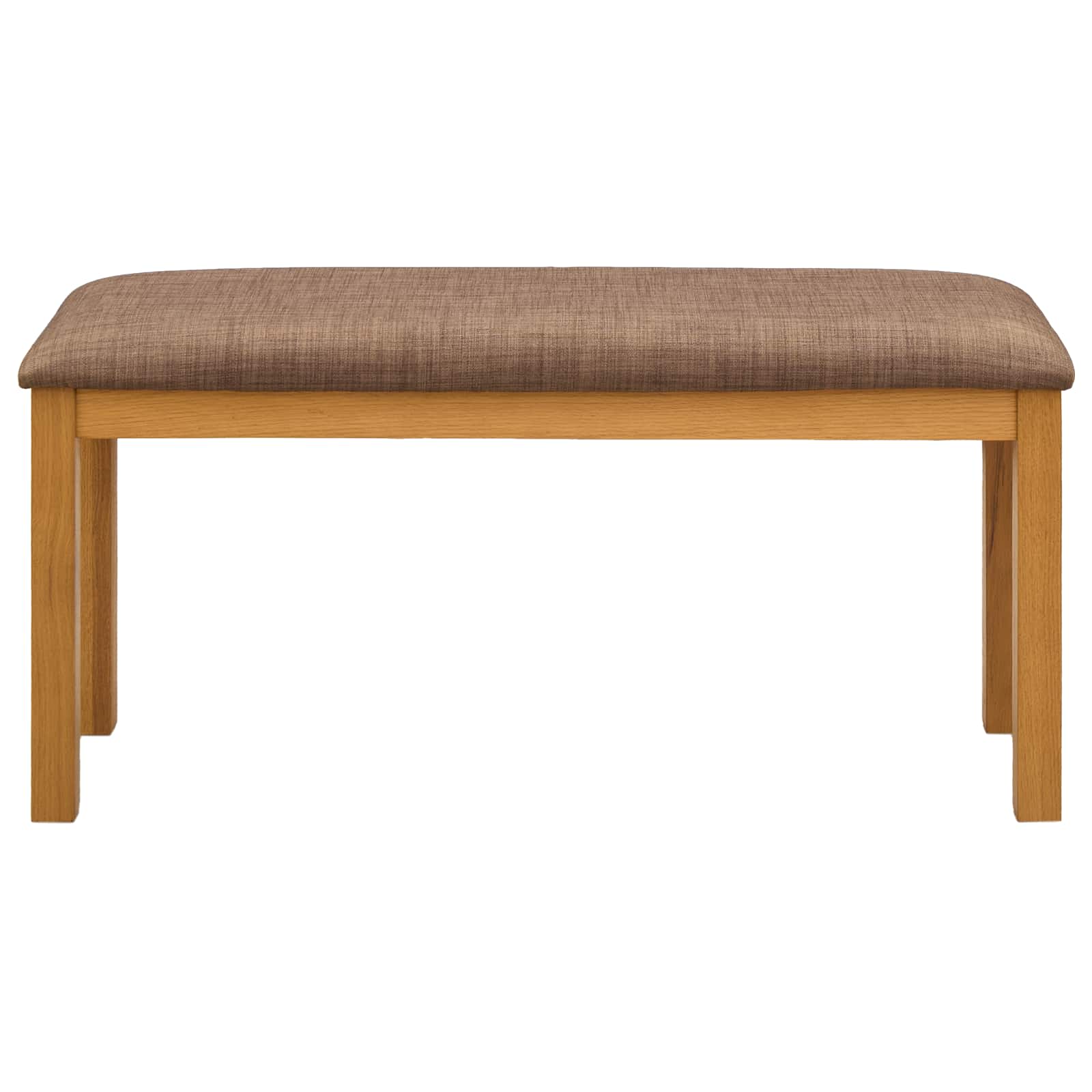 Klupa za blagovanje 95 x 32 x 45 cm Čvrsto Hrastovo Drvo Siva