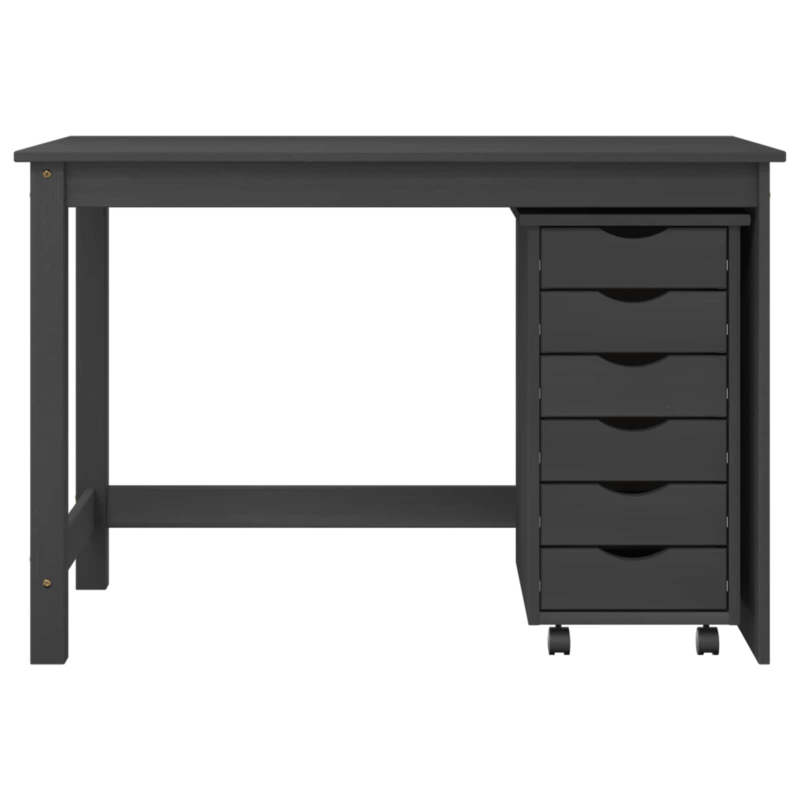 Set stola i pokretnog ormara MOSS 2 pcs Siva
