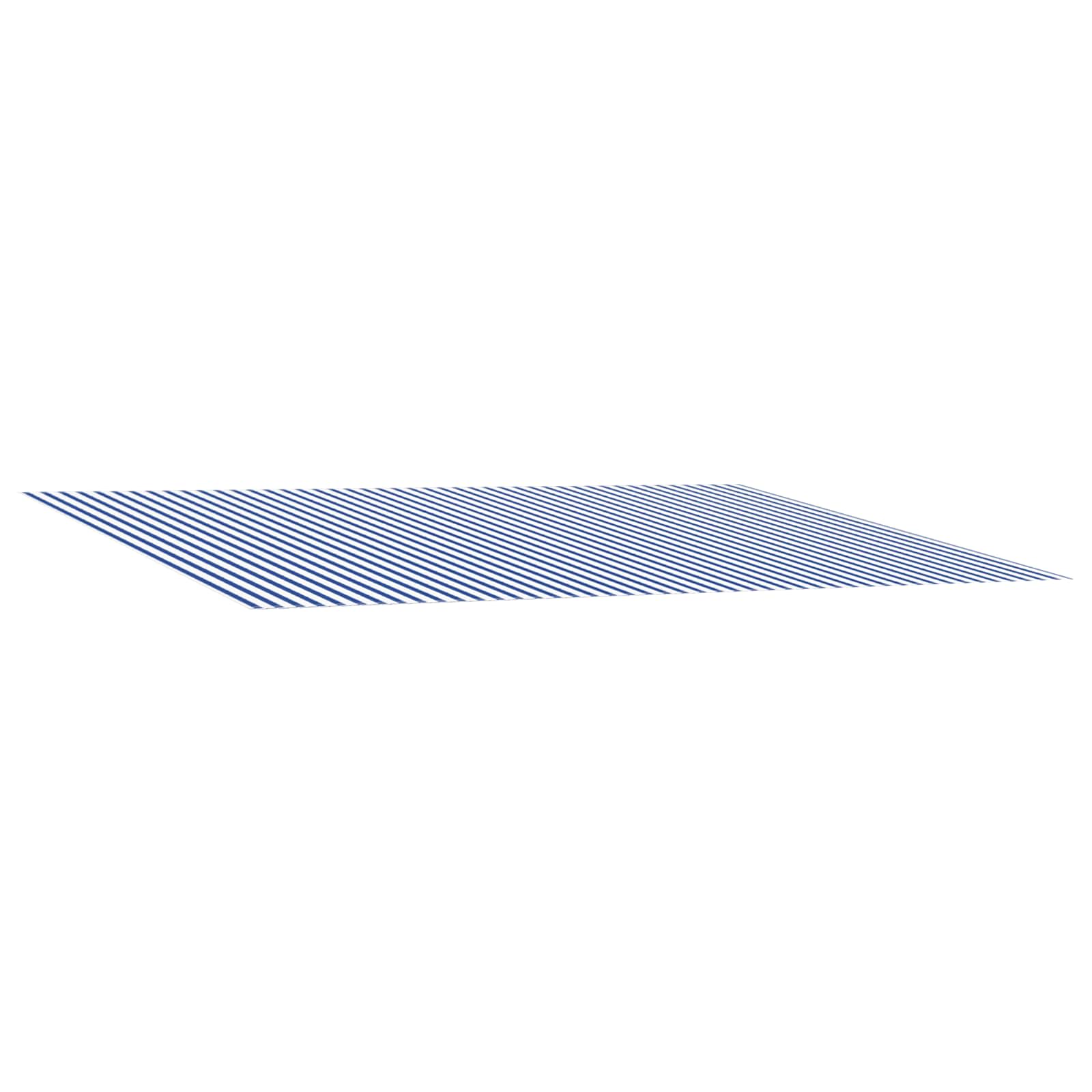 Zamjensko platno za tendu Plava i bijela 450 × 350 cm Poliester