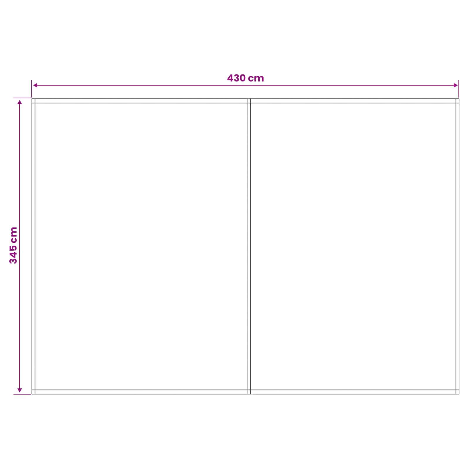Zamjensko platno za tendu Zelena i žuta 450 × 350 cm Poliester