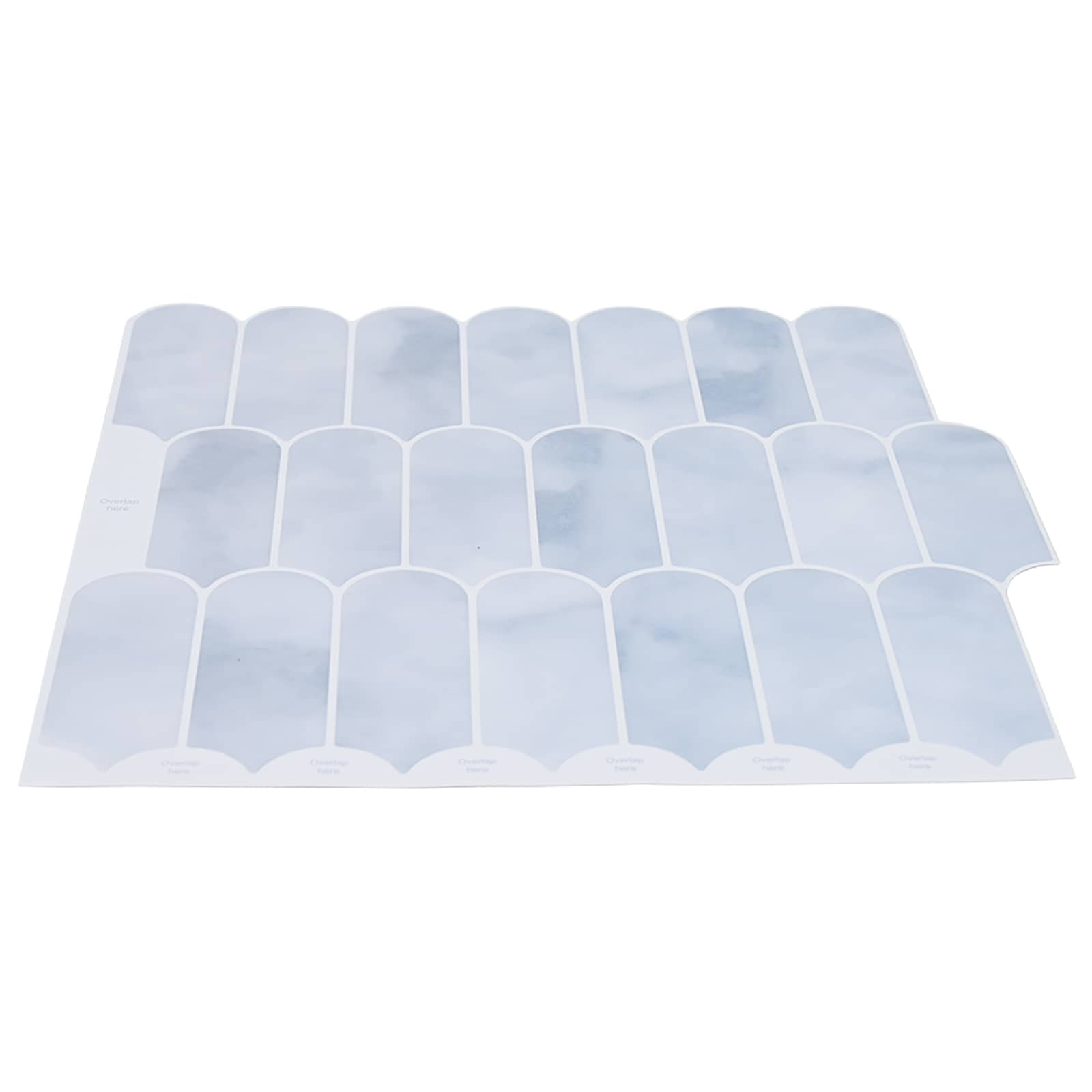 Pernata pločica 50 pcs Svjetloplava 30 x 30 cm Poliuretan i PET