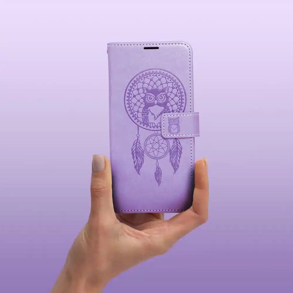 MEZZO Book case preklopna torbica za Samsung Galaxy A15 4G / A15 5G dream catcher purple