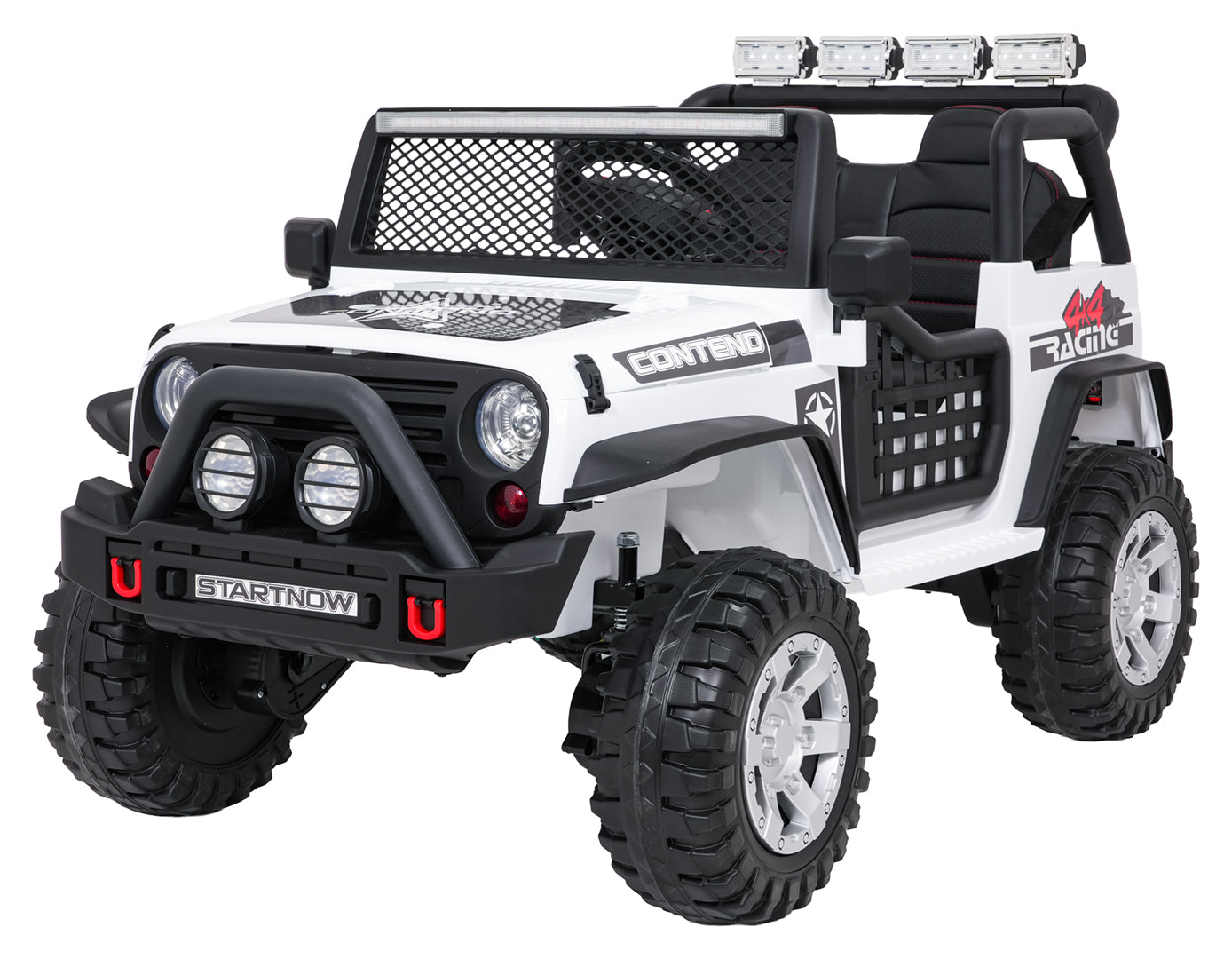 Auto na akumulator Jeep BEAST 4x4 - bijeli