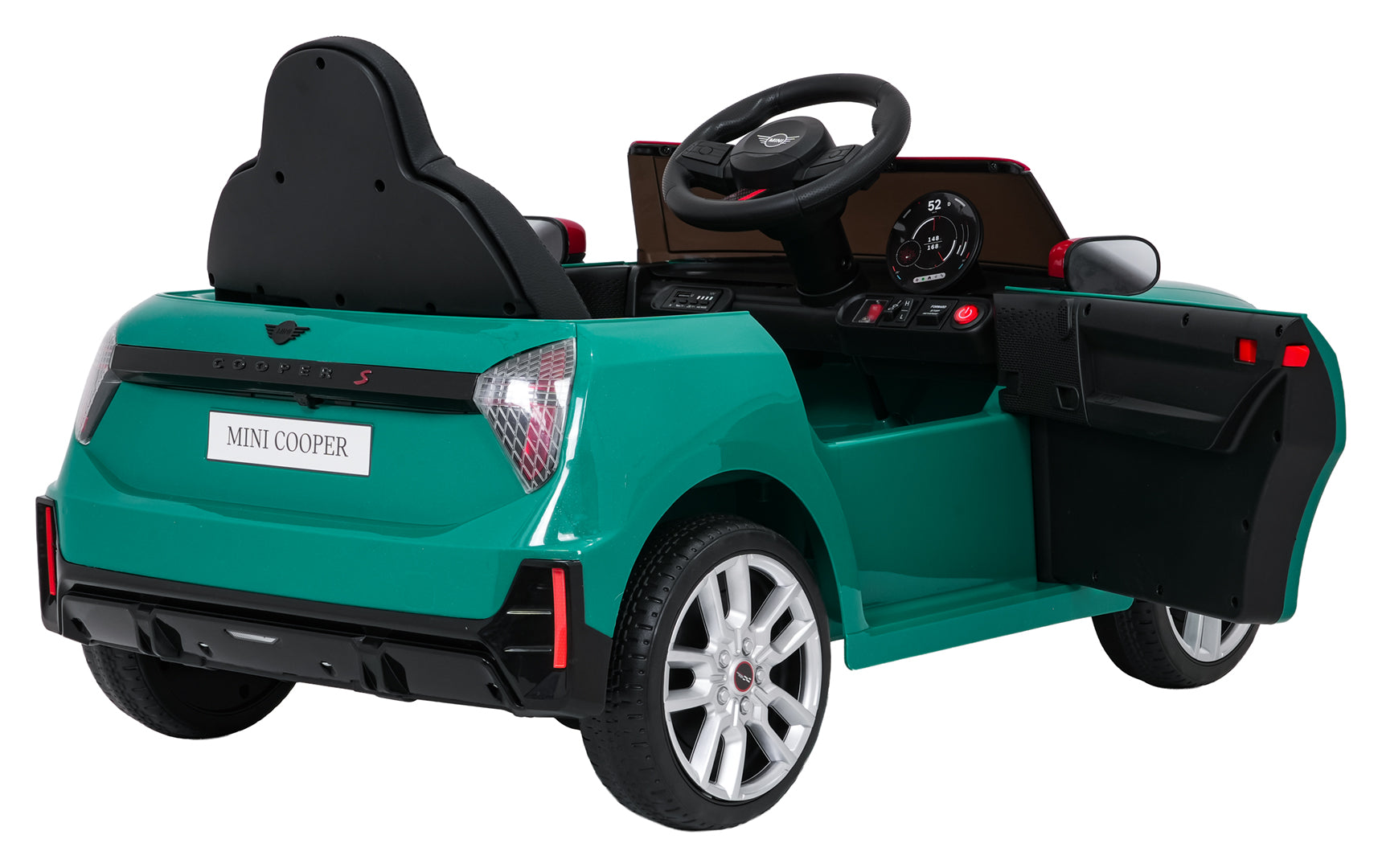 Licencirani auto na akumulator Mini Cooper - zeleni