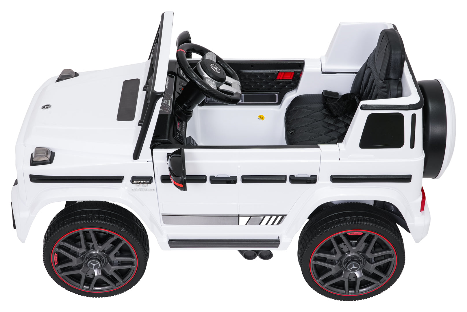 Licencirani auto na akumulator Mercedes G63 AMG LIFT - bijeli
