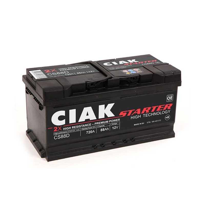 Akumulator starter 12V-88Ah+D