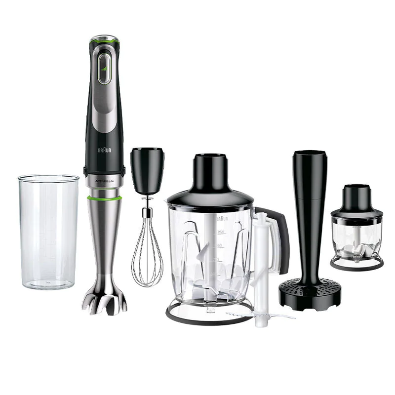 Braun MultiQuick 9 MQ 9147X 0,6 L Uranjajuća mješalica 1200 W Crno, Nehrđajući čelik