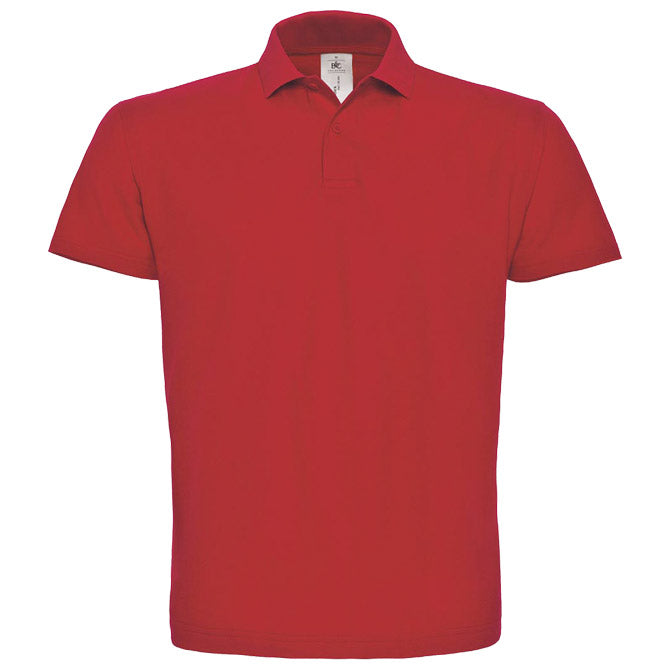 MAJICA KRATKI RUKAVI POLO B&C ID.001 180G CRVENA S