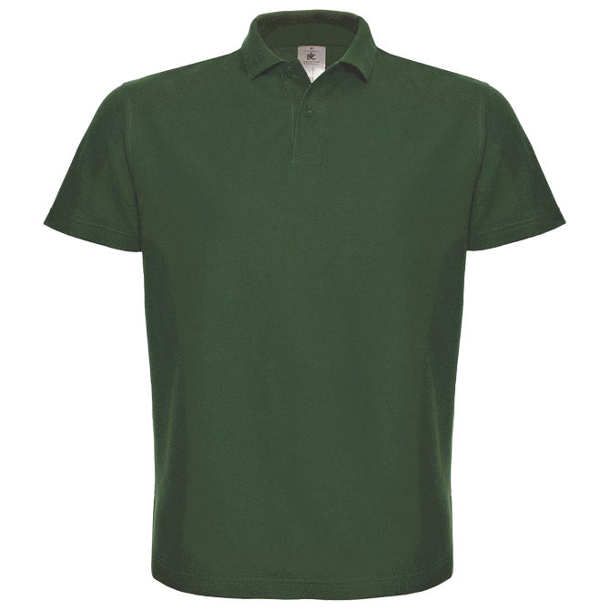 MAJICA KRATKI RUKAVI POLO B&C ID.001 180G TAMNO ZELENA 3XL