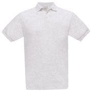 MAJICA KRATKI RUKAVI B&C SAFRAN POLO 180G PEPELJASTO SIVA M-EOL!!