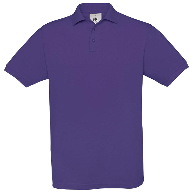 MAJICA KRATKI RUKAVI B&C SAFRAN POLO 180G LJUBIČASTA 2XL-EOL!!