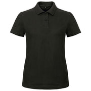 MAJICA KRATKI RUKAVI POLO B&C ID.001/WOMEN 180G CRNA L