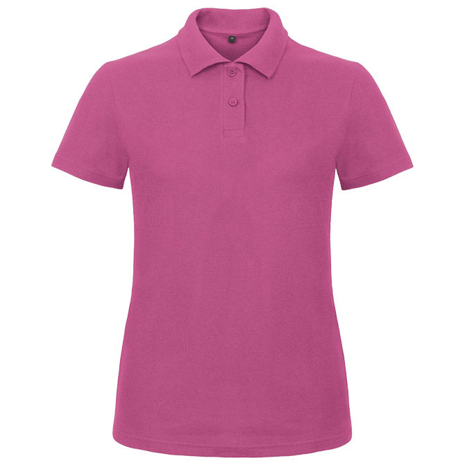 MAJICA KRATKI RUKAVI POLO B&C ID.001/WOMEN 180G ROZA XL
