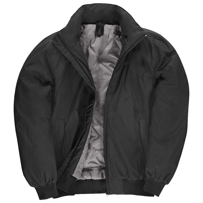 JAKNA ZIP MUŠKA B&C CREW BOMBER CRNA 3XL