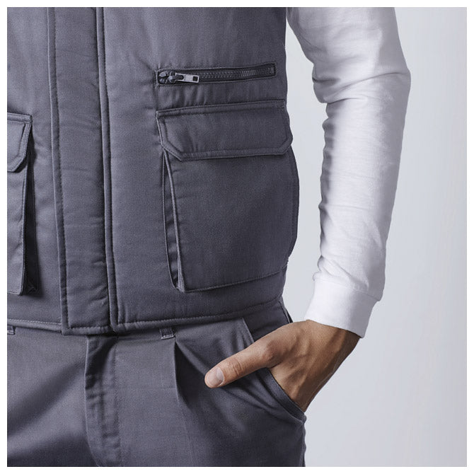 PRSLUK MUŠKI ZIP ALMANZOR SIVI XL