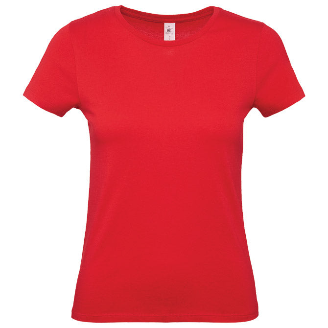 MAJICA KRATKI ROKAVI B&C #E150/WOMEN RDEČA XL
