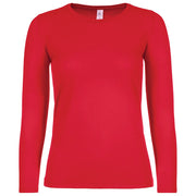 MAJICA DUGI RUKAVI B&C #E150/WOMEN LSL CRVENA XL