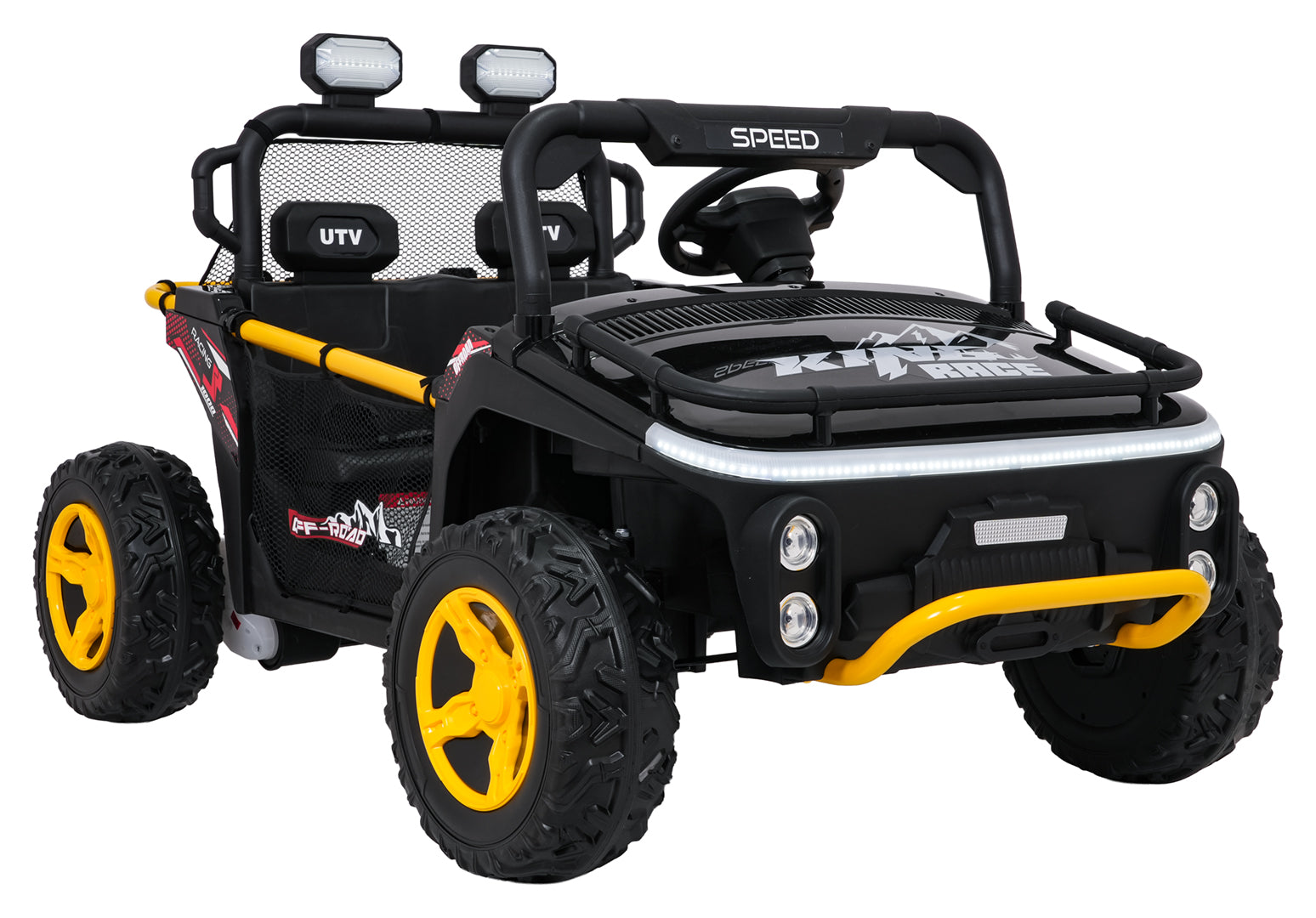 Buggy na akumulator UTV SPEED 2x80W- dvosjed - crni